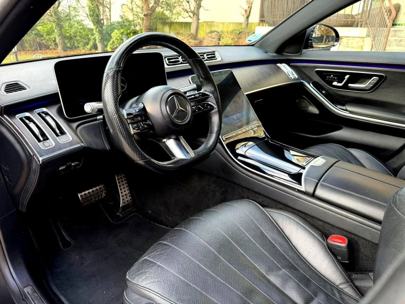 Mercedes-Benz S 350 D 4MATIC AMG LINE LONG ПАНО BURM ЛИЗИНГ 100%, снимка 8 - Автомобили и джипове - 53373752