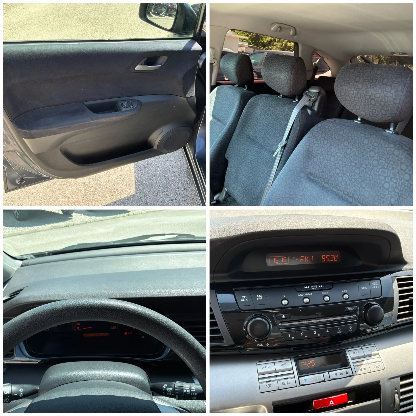 Honda Fr-v 1.7i 125к.с 158000км. Внос Италия , снимка 10 - Автомобили и джипове - 54712153