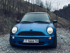 Mini Cooper 1.6i ГАЗ/КОЖА/ПАНОРАМА/КЛИМАТРОНИК, снимка 1