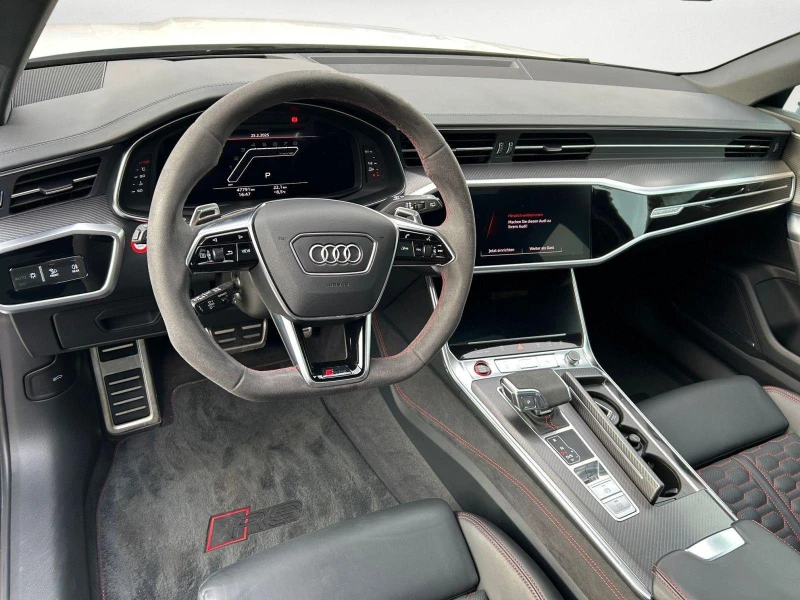 Audi Rs6 CERAMIC/CARBON/BLACK OPTIC/B&O/HEAD UP/MATRIX/22/, снимка 10 - Автомобили и джипове - 51248821