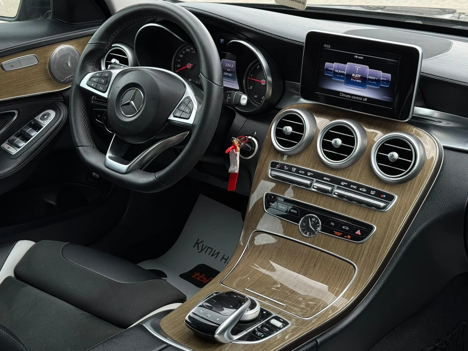 Mercedes-Benz C 220 2.2d/170hp/AMG- Line/ Service Book/ Full extra/, снимка 10 - Автомобили и джипове - 55166758