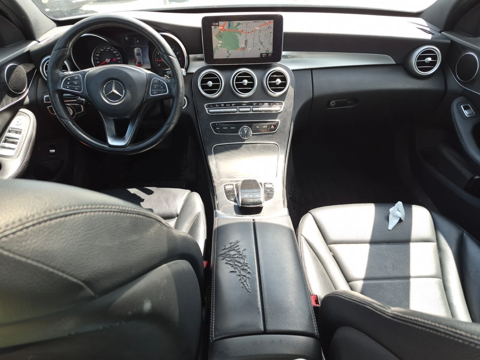 Mercedes-Benz C 300 АМГ ПАКЕТ/CARFAX/ПОДГРЕВ/ПАНО/ПАМЕТ , снимка 10 - Автомобили и джипове - 55806842