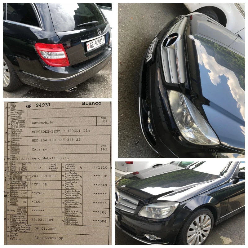 Mercedes-Benz C 320 CDI 4MATIC AUTOMATIC swiss edition , снимка 17 - Автомобили и джипове - 47298983