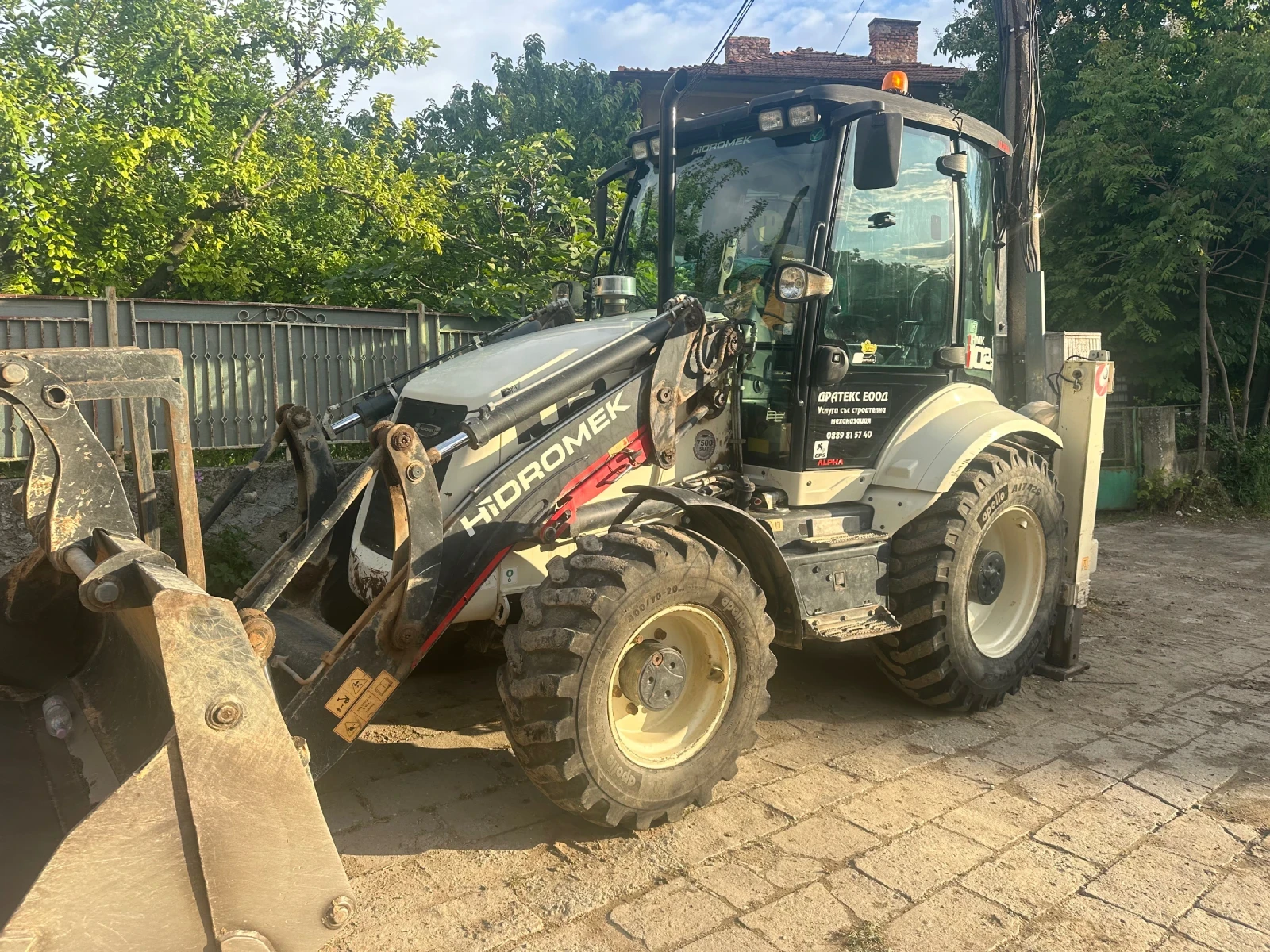 Багер Hidromek 102B, снимка 3 - Индустриална техника - 54209474