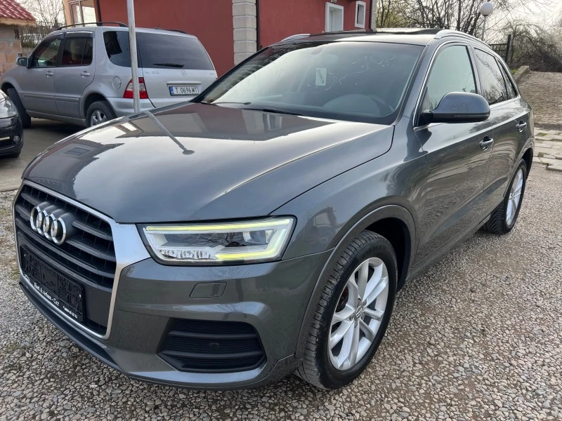 Audi Q3 2.0TDI-4X4-S-TRONIK= PANORAMA, снимка 1 - Автомобили и джипове - 44977263