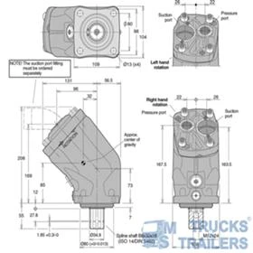 Mercedes-Benz Actros нова хидравлична помпа PARKER, снимка 5