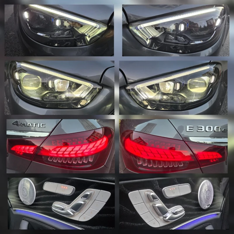 Mercedes-Benz E 300 300E AMG* 4MATIC* BURMAS* 9G* MULTIBEAM* PANORAMA*, снимка 17 - Автомобили и джипове - 52698012