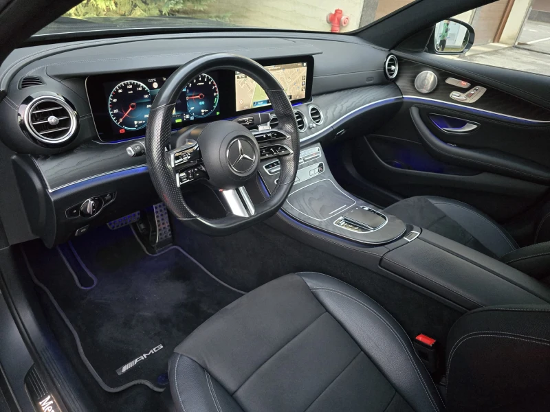 Mercedes-Benz E 300 300E AMG* 4MATIC* BURMAS* 9G* MULTIBEAM* PANORAMA*, снимка 9 - Автомобили и джипове - 52698012