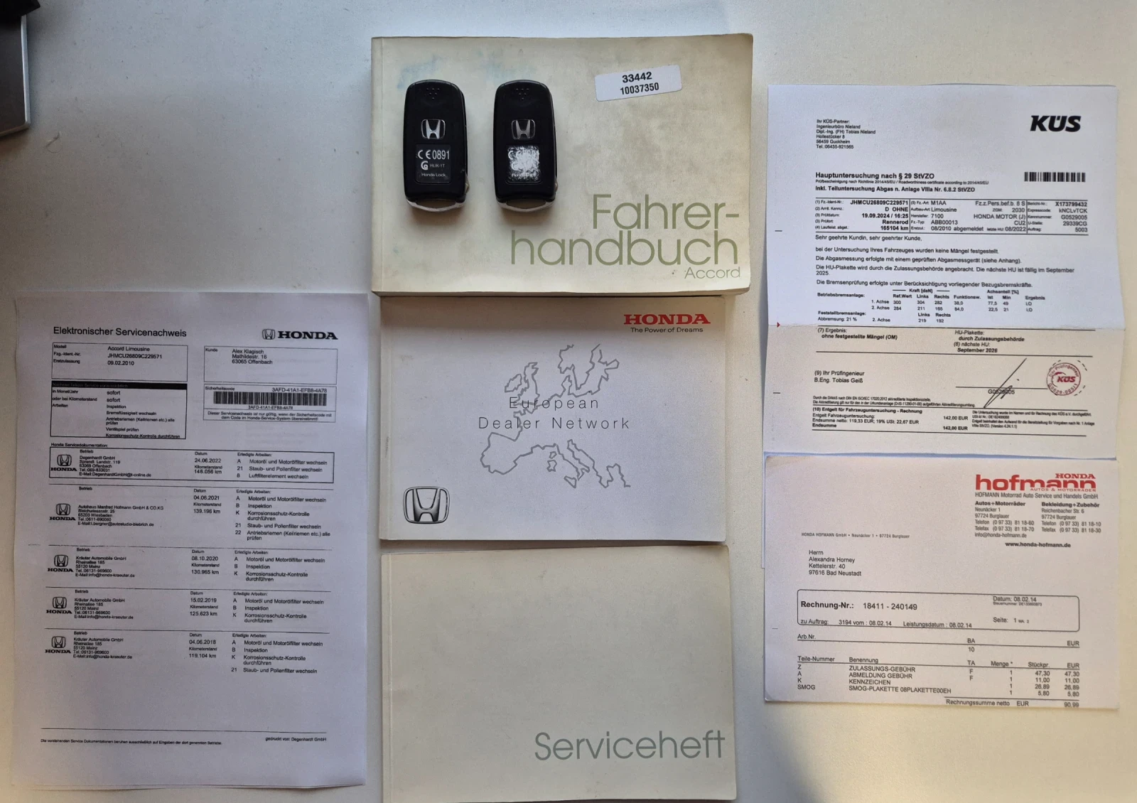 Honda Accord 2.4 EXECUTIVE* АВТОМАТ* СЕРВИЗНА ИСТОРИЯ , снимка 15 - Автомобили и джипове - 53527518