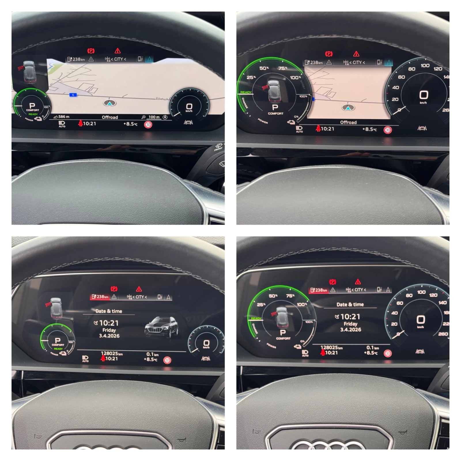 Audi E-Tron 55 S-LINE QUATTRO 95KWH HEAD-UP 408КС. , снимка 8 - Автомобили и джипове - 54076270