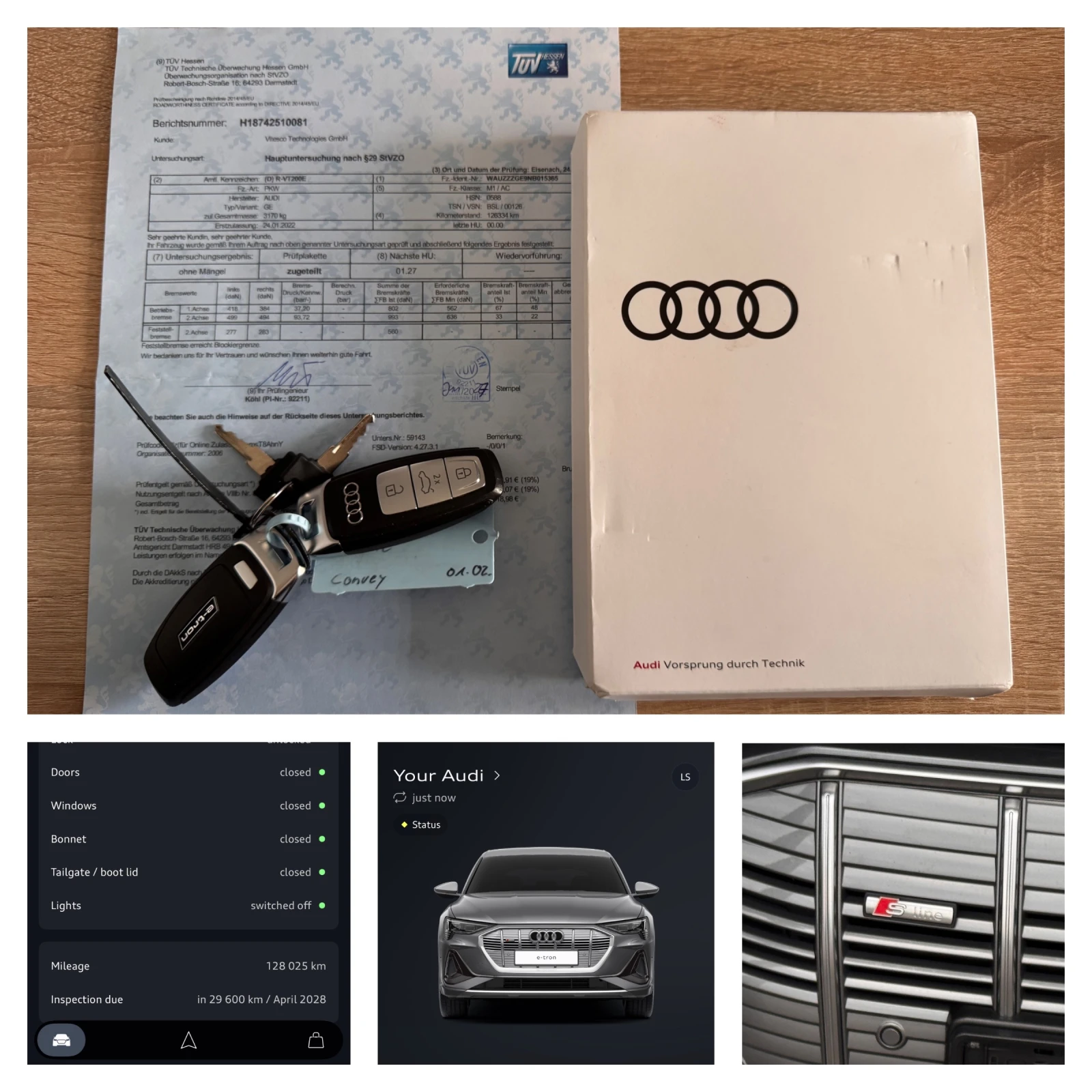 Audi E-Tron 55 S-LINE QUATTRO 95KWH HEAD-UP 408КС. , снимка 17 - Автомобили и джипове - 54076270