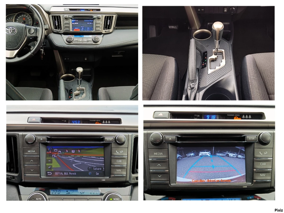 Toyota Rav4 2.2 D4D* 4X4* АВТОМАТИК* NAVI* КАМЕРА* , снимка 13 - Автомобили и джипове - 54001714