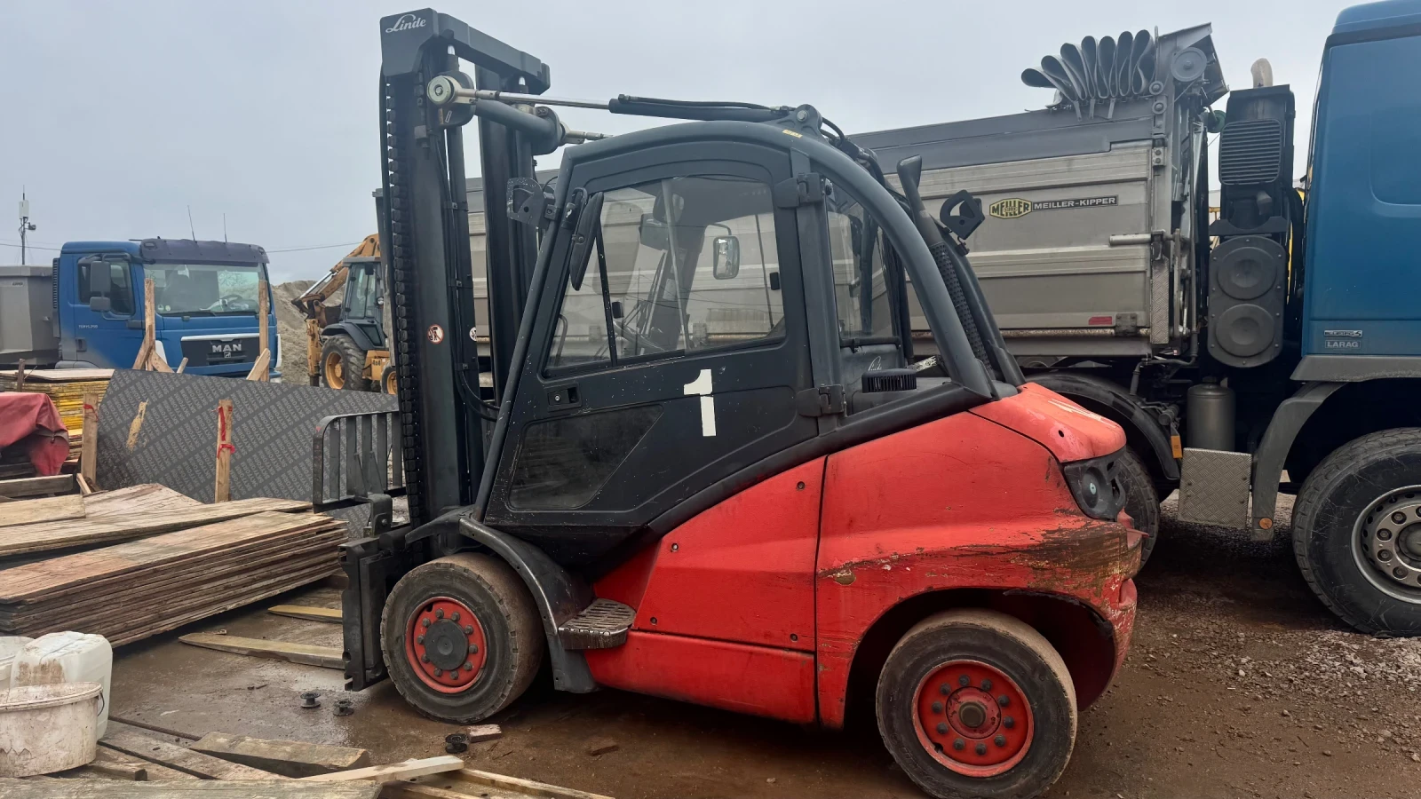 Мотокар Linde Disel H40