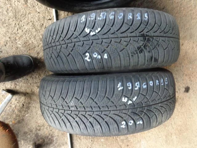 Гуми Зимни 195/60R15, снимка 1 - Гуми и джанти - 20293804