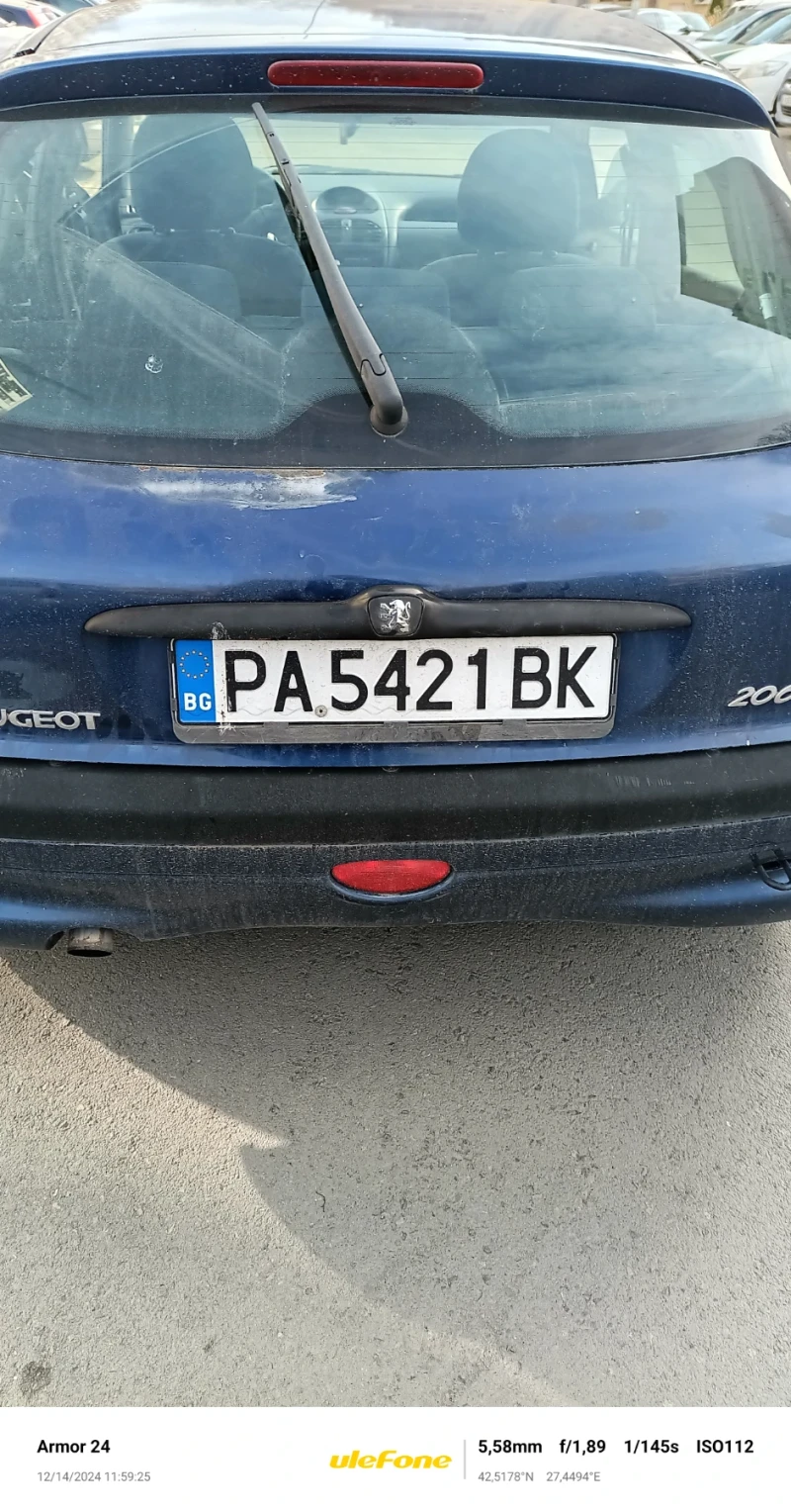 Peugeot 206 2.0 хди, снимка 8 - Автомобили и джипове - 48343716