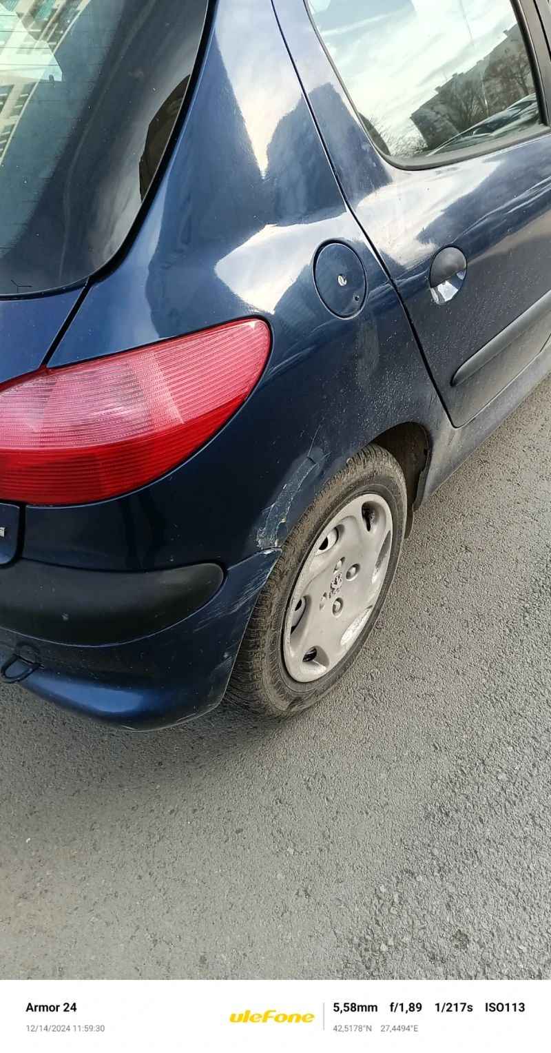 Peugeot 206 2.0 хди, снимка 7 - Автомобили и джипове - 48343716