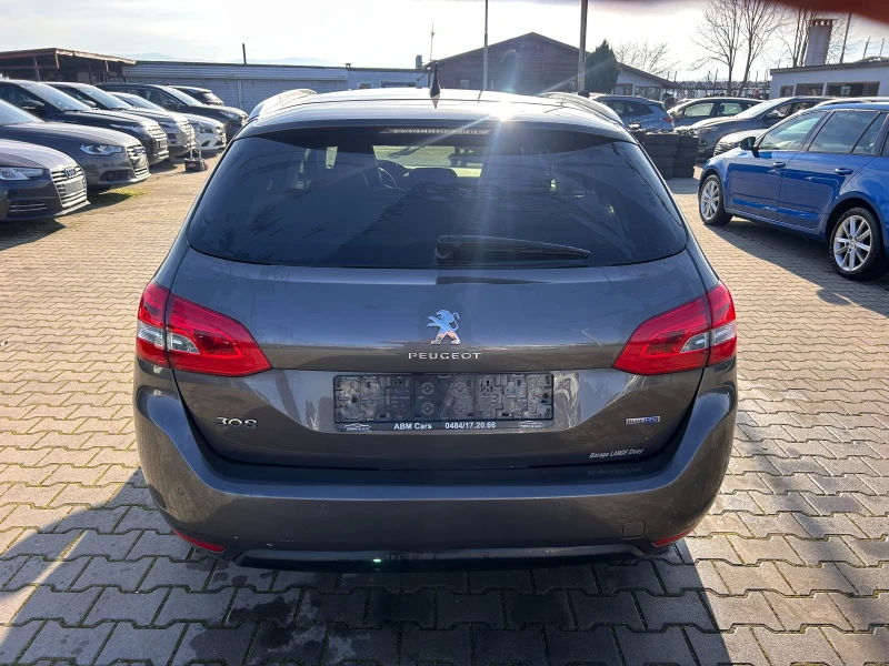 Peugeot 308 2.0HDI Allure AVTOMAT/NAVI/KOJA/PANORAMA/KAMERA, снимка 7 - Автомобили и джипове - 52850683