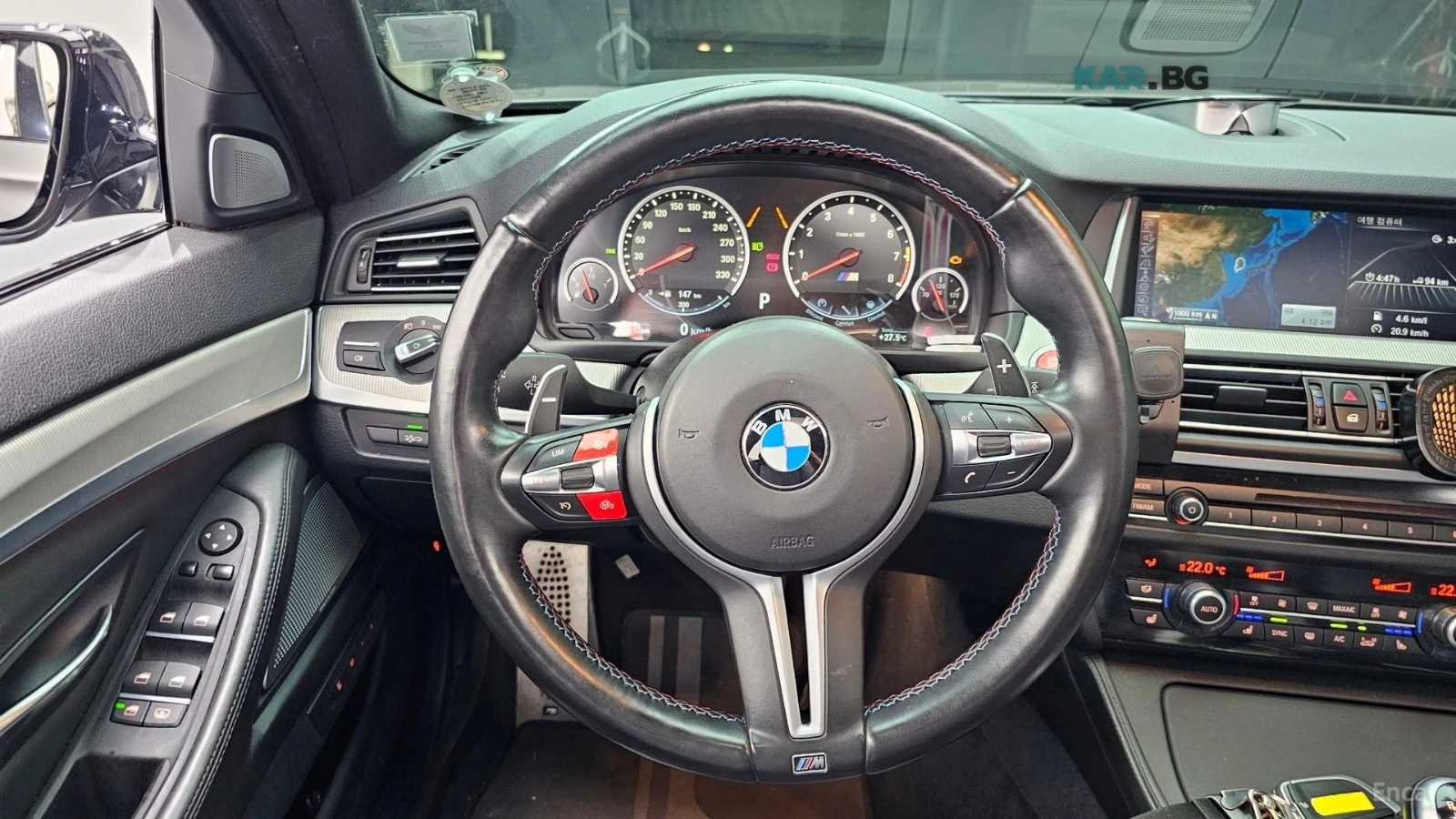BMW M5 ПОДГРЕВ* ОБДУХВАНЕ* 360* КАМЕРА* HUD* SUNROOF* , снимка 6 - Автомобили и джипове - 55218456