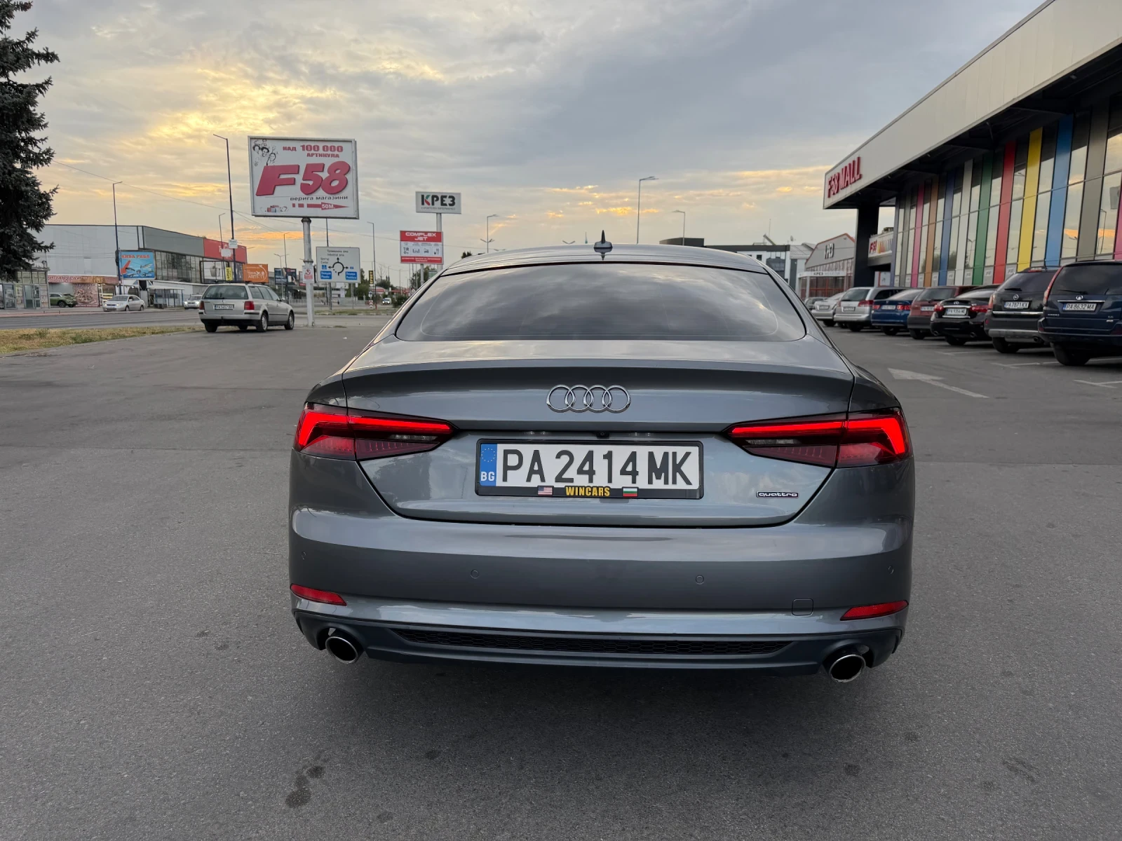 Audi A5 45 TFSI quattro S line, B&O, KEYLESS GO, реални км, снимка 5 - Автомобили и джипове - 55934200