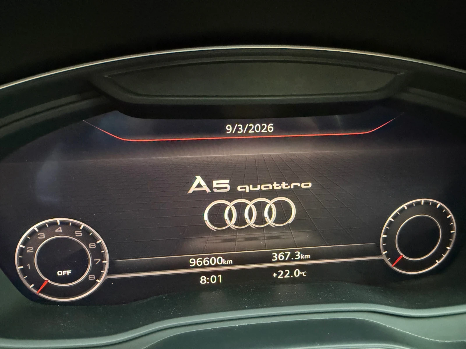 Audi A5 45 TFSI quattro S line, B&O, KEYLESS GO, реални км, снимка 14 - Автомобили и джипове - 55934200