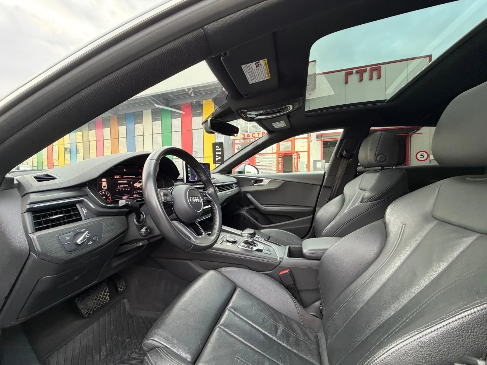 Audi A5 45 TFSI quattro S line, B&O, KEYLESS GO, реални км, снимка 9 - Автомобили и джипове - 55934200
