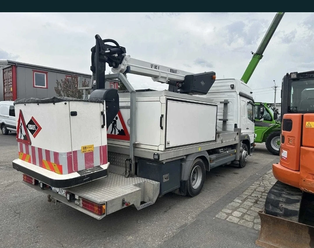 Автовишка Mercedes-Benz 1226 versalift 14m 320kg, снимка 8 - Индустриална техника - 55593017