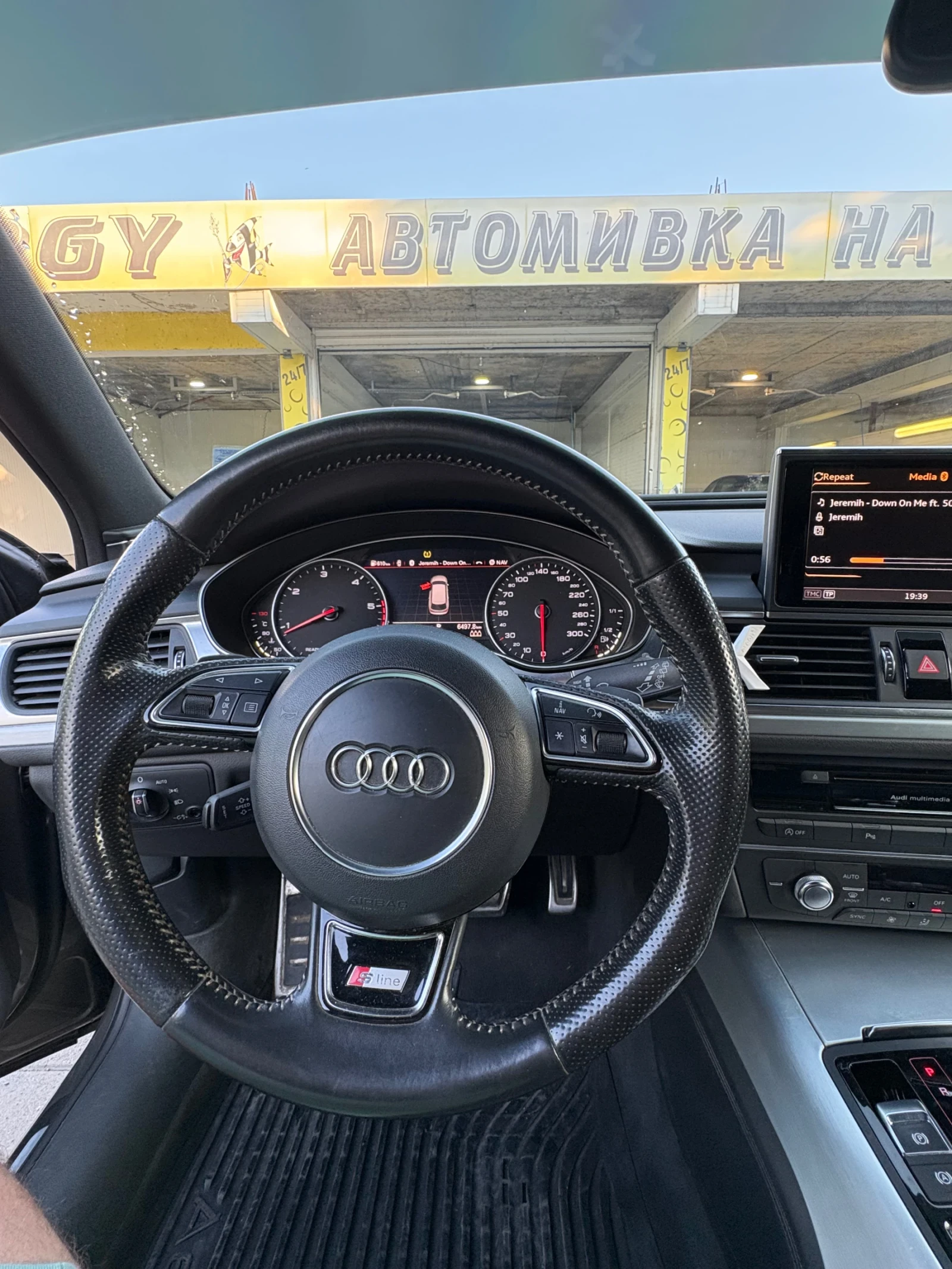 Audi A6 Audi A6 C7 2.0TDI 190к.с 3xS-line Топ състояние, снимка 11 - Автомобили и джипове - 54730035