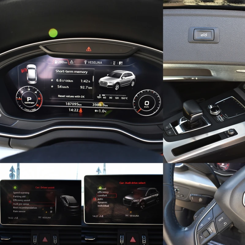 Audi Q5 2.0TDI* 4x4* DIGITAL* РЕАЛНИ КМ* 3TV* FRONT-ASSIST, снимка 17 - Автомобили и джипове - 53132530