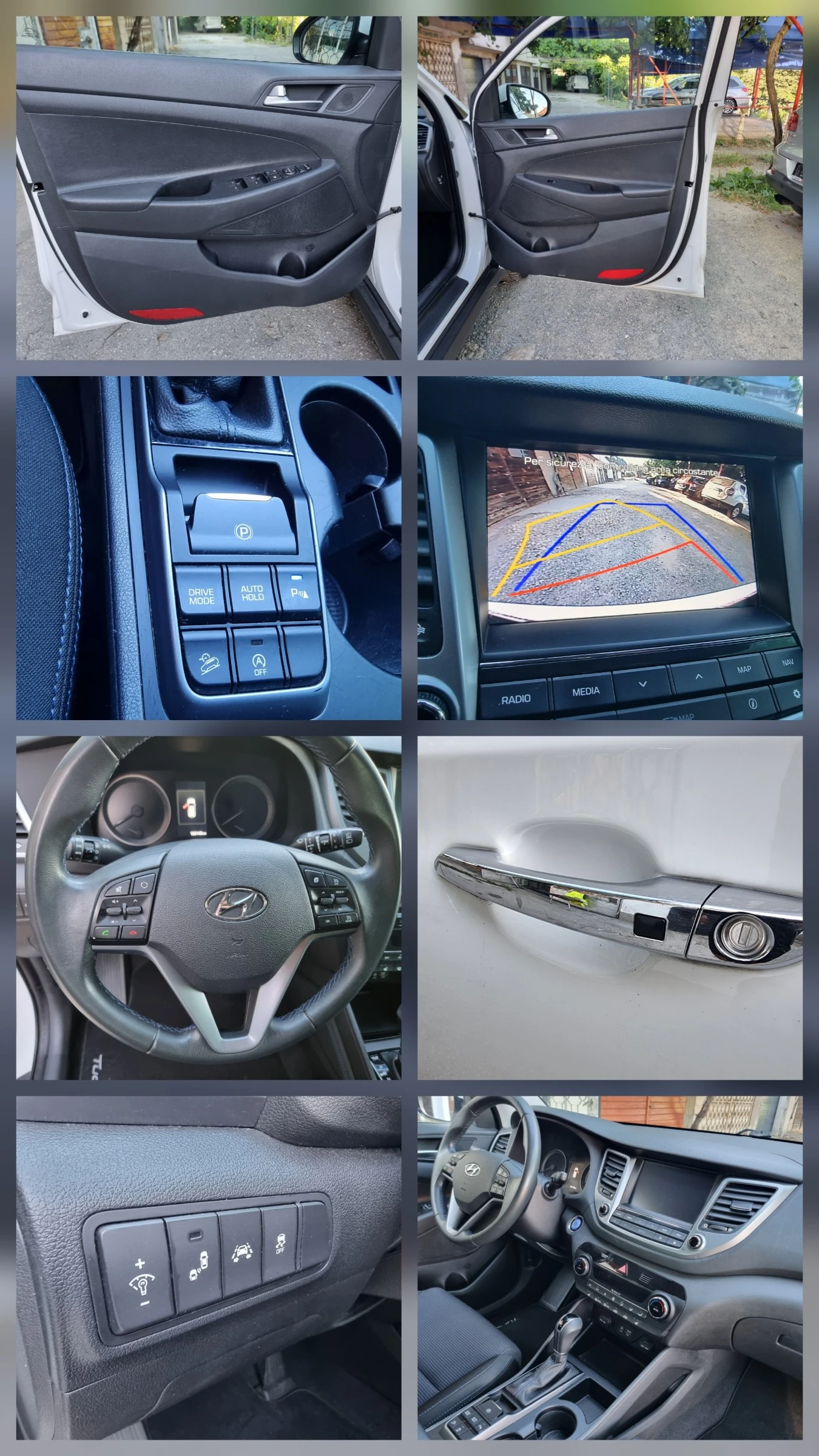 Hyundai Tucson 1.7CRDI* AVTOMAT * KAMERA* NAVI* , снимка 16 - Автомобили и джипове - 55709572