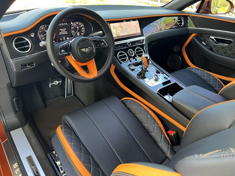 Bentley Continental gt SPEED W12/CERAMIC/CARBON/BLACKLINE/NAIM/360/HUD/  , снимка 12 - Автомобили и джипове - 45222677