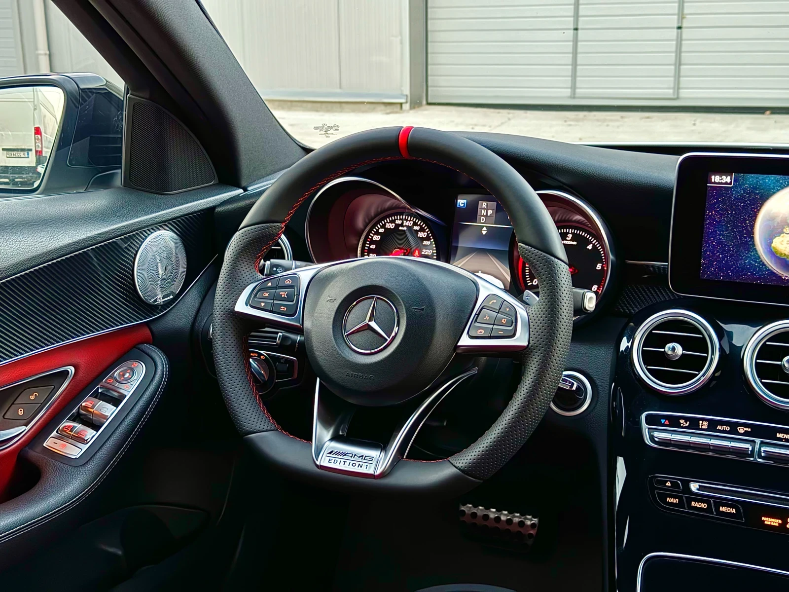 Mercedes-Benz C 220 AMG EDITION 1/ 9G/ 3xTV/ CARBON/ SHADOW LINE - изображение 8