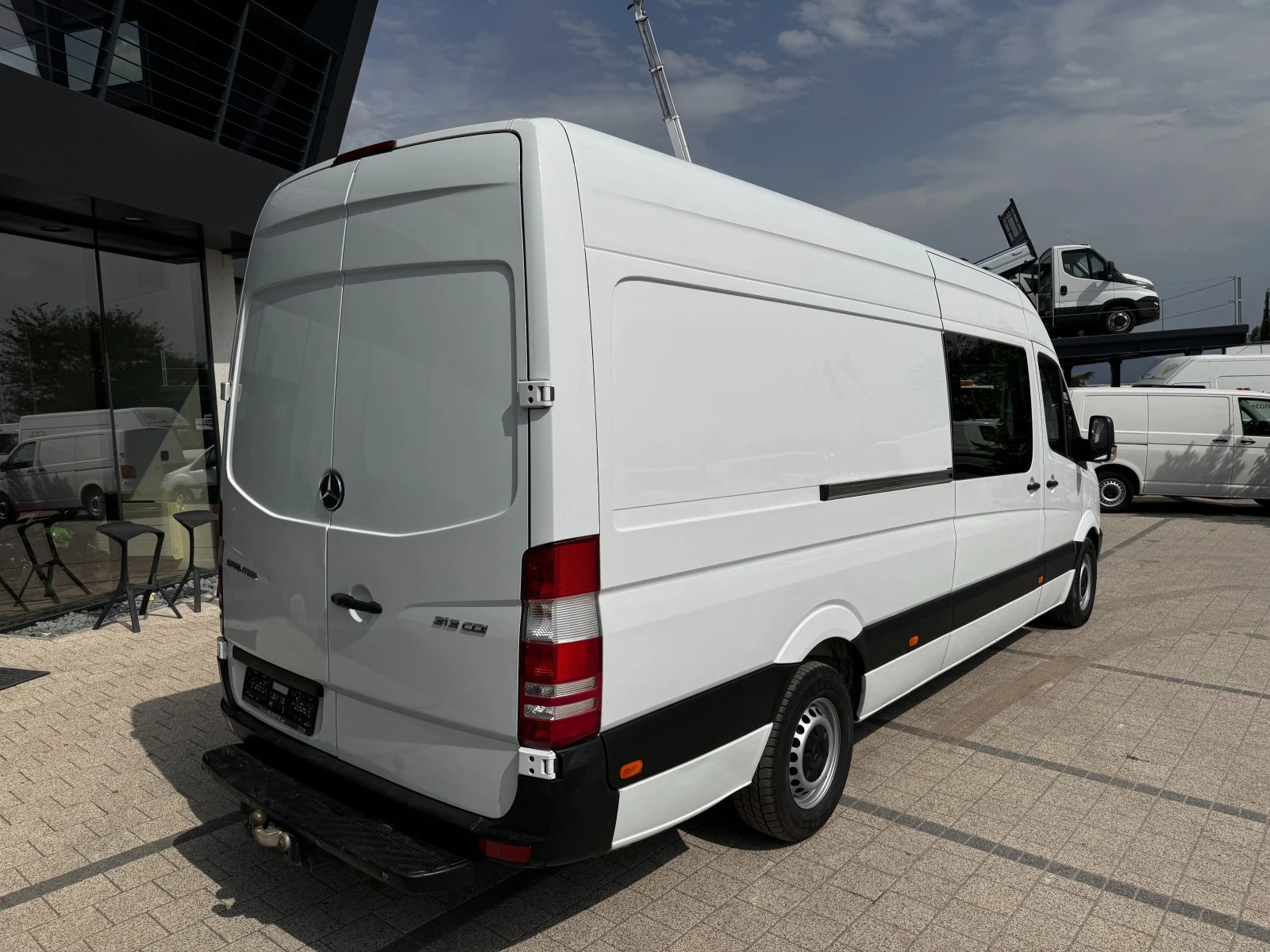 Mercedes-Benz Sprinter 313 CDI Maxi Товаропътнически 7-местен Клима  - изображение 7