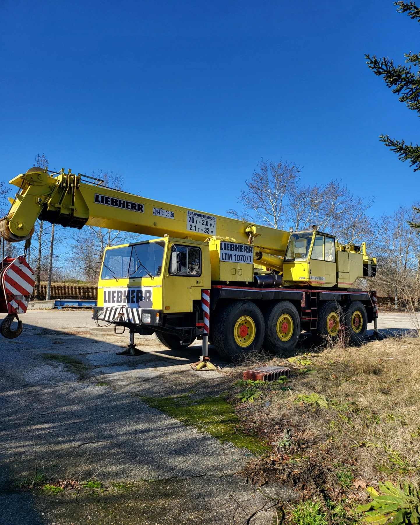 Автокран Друга марка ЛИПХЕР ЛТМ1070-1, снимка 3 - Индустриална техника - 54167140