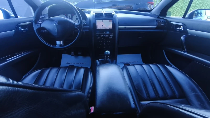 Peugeot 407 2.0HDI-140к.с Евро-5 Ксенон Кожа Нави Парктроник, снимка 9 - Автомобили и джипове - 52253912
