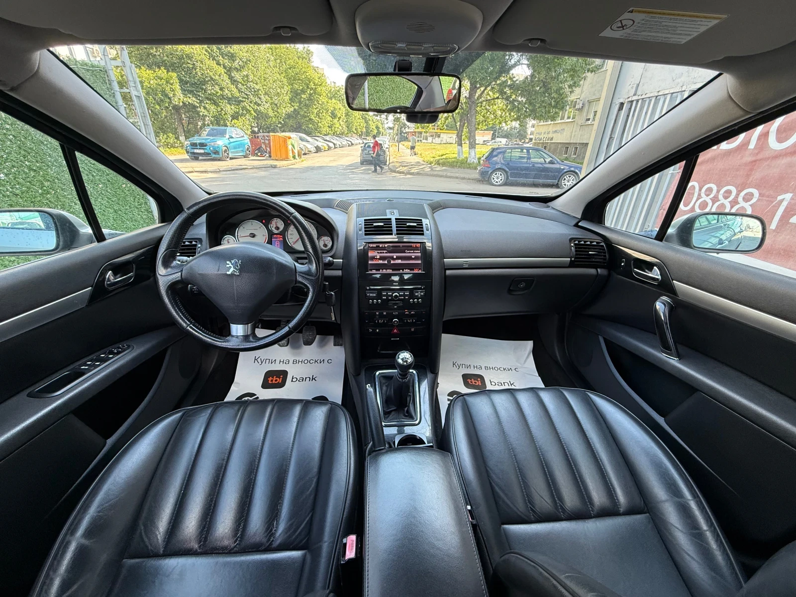 Peugeot 407 2.0HDI-140к.с Евро-5 Ксенон Кожа Нави Парктроник, снимка 9 - Автомобили и джипове - 52253912