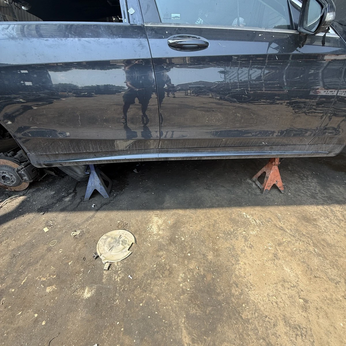 Десен праг Mercedes W222 Facelift 2019 Черен A2226980454