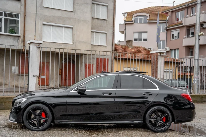 Mercedes-Benz C 220 BlueTEC-AMG-PANORAMA-BURMESTER-AVANTGARDE-ПОДГРЕВ, снимка 4 - Автомобили и джипове - 53092959