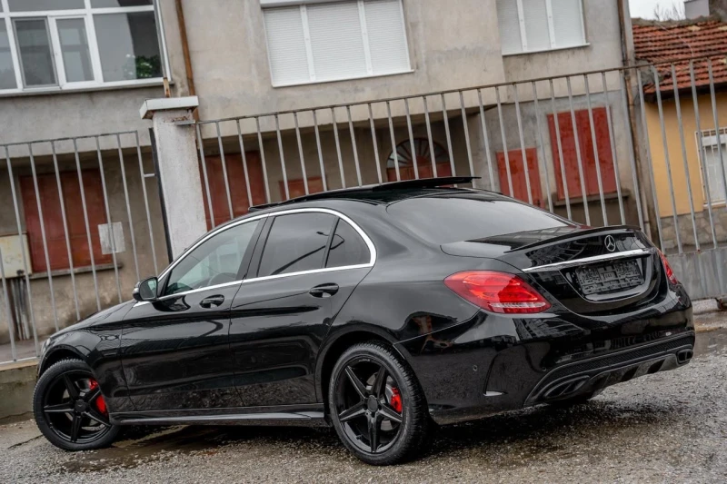 Mercedes-Benz C 220 BlueTEC-AMG-PANORAMA-BURMESTER-AVANTGARDE-ПОДГРЕВ, снимка 5 - Автомобили и джипове - 53092959