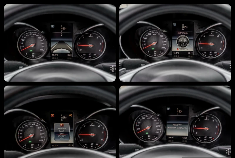 Mercedes-Benz C 220 BlueTEC-AMG-PANORAMA-BURMESTER-AVANTGARDE-ПОДГРЕВ, снимка 11 - Автомобили и джипове - 53092959