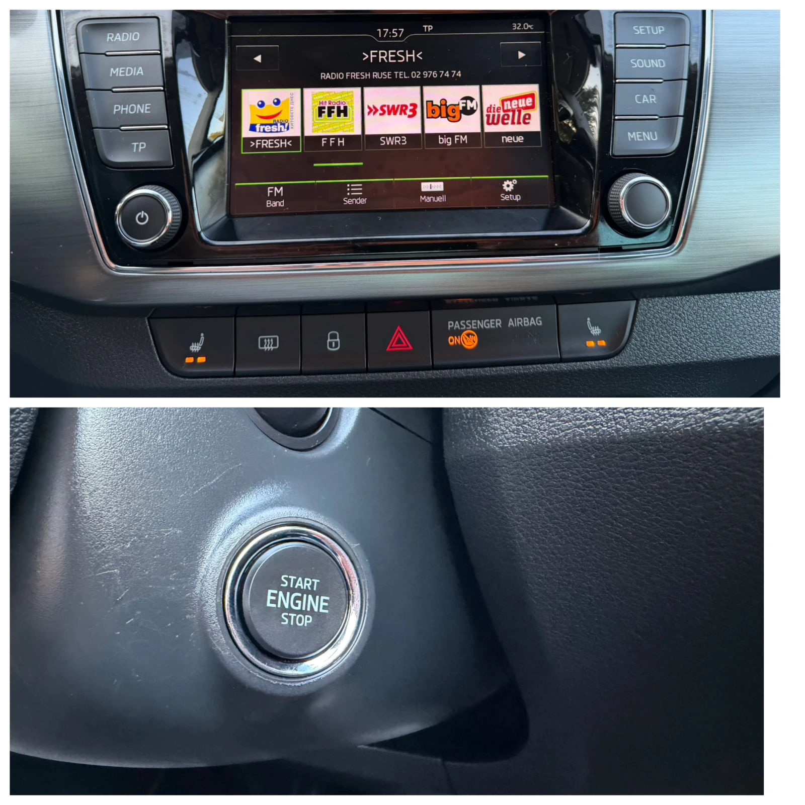 Skoda Fabia 1.4TDI-90k.s-DISTRONIC-LED-KEYLESS-NAVI-EURO 6, снимка 12 - Автомобили и джипове - 55930443