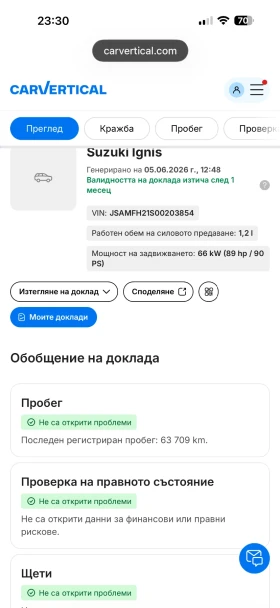 Suzuki Ignis GLX 1.2 DualJet (90 кс) Hybrid / 69 000 km / Italy, снимка 16