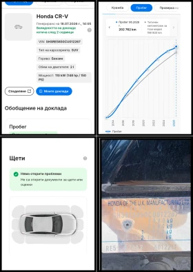 Honda Cr-v С-История Алкантара Ксенон Парктроник Подгрев 4х4 , снимка 5