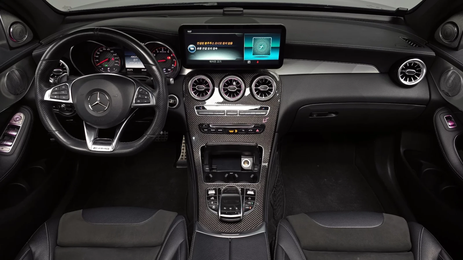 Mercedes-Benz GLC 63 AMG S* 2019* BLACK OPTIC* HEAD-UP* 360* КРАЙНА ЦЕНА, снимка 6 - Автомобили и джипове - 54168226