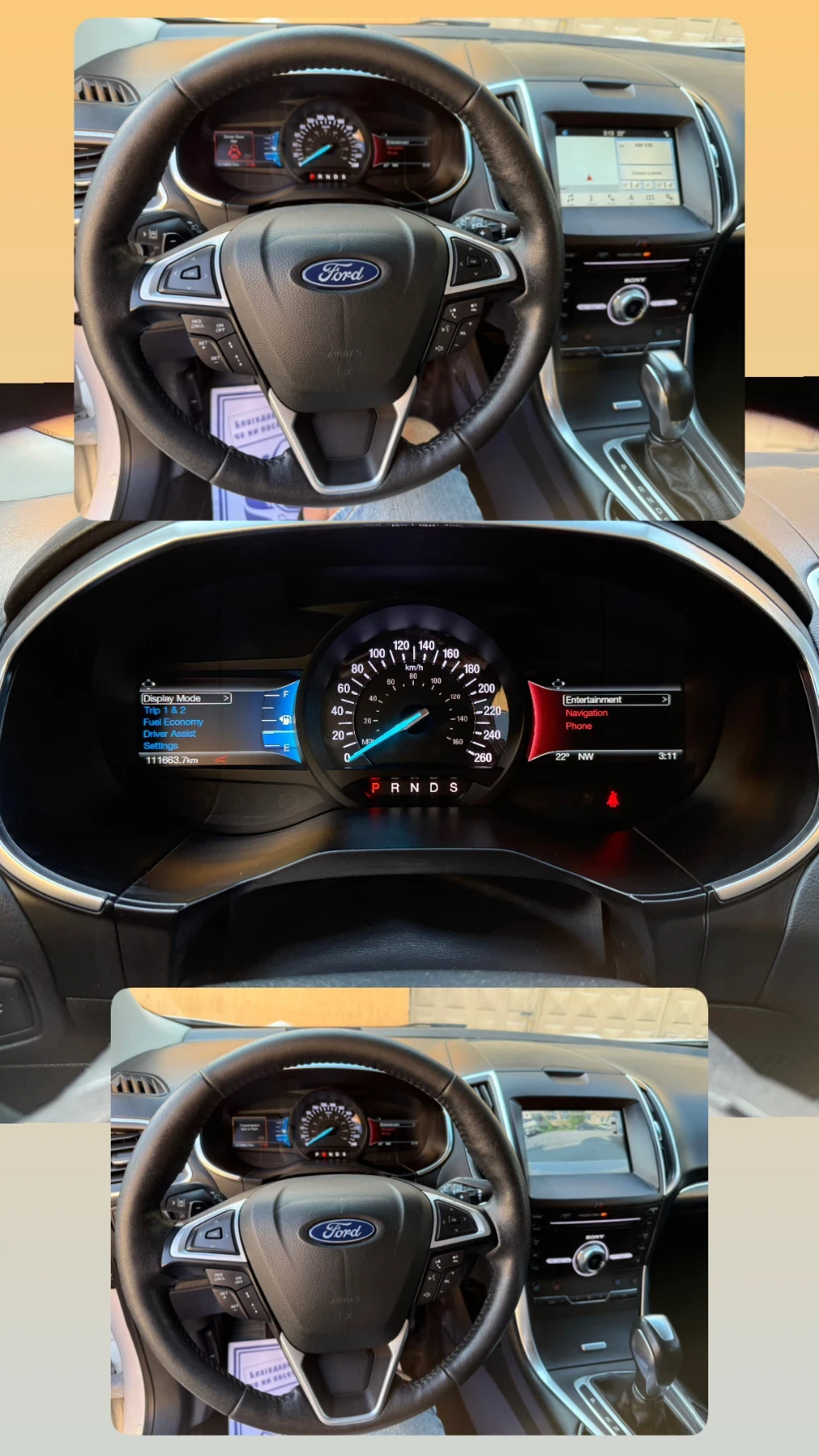 Ford Edge 3.5 V6 AWD 280k.c. Titanium , снимка 14 - Автомобили и джипове - 56130556