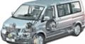 VW Multivan НА ЧАСТИ след 2004 до 2010, снимка 8