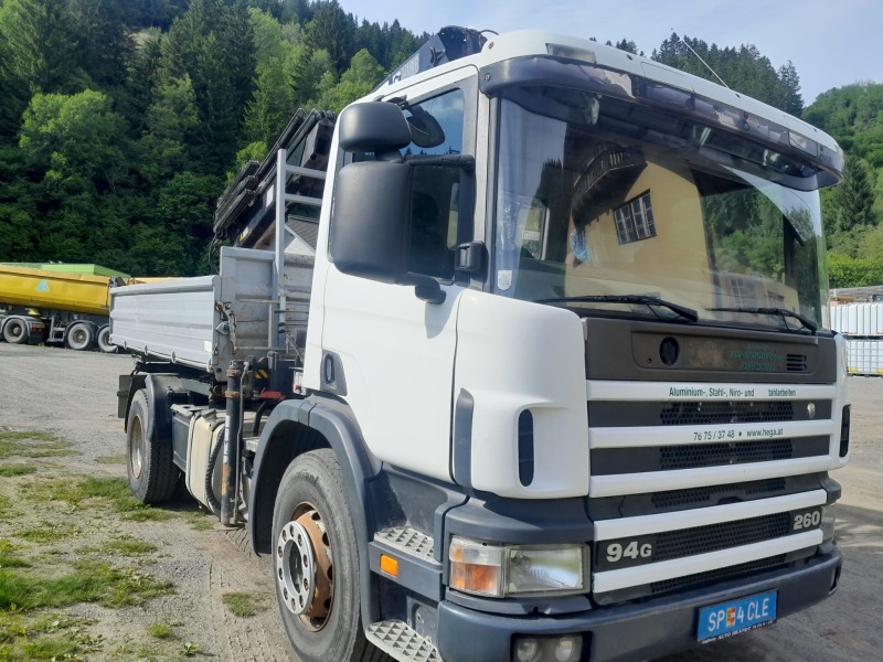 Scania 94 Самосвал с Кран, , , снимка 2 - Камиони - 46018867