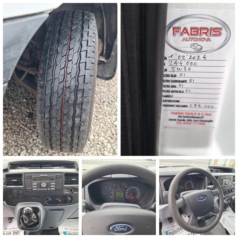 Ford Transit 2.2tdci 125ks Klimatik Italia!, снимка 14 - Бусове и автобуси - 52574075