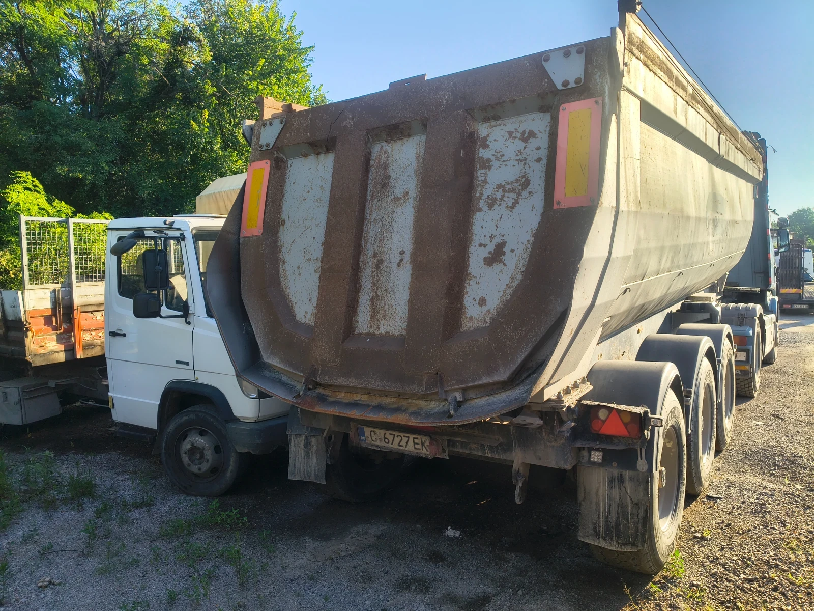 Scania 164 Скания със полуремаркета гондола Menci, снимка 10 - Камиони - 55371594
