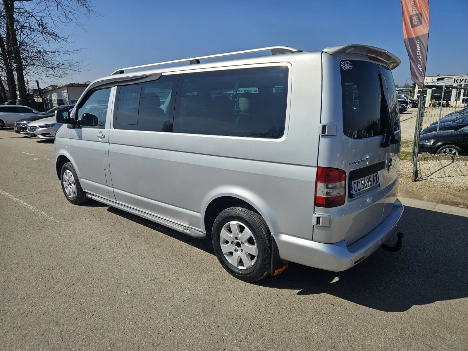 VW Caravelle 2.5 tdi 131 k.c  дълга база  4 motion, снимка 5 - Бусове и автобуси - 53971086