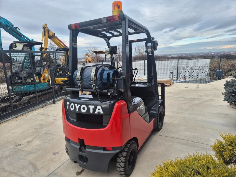 Мотокар Toyota 1.8 тона / АВТОМАТ / ГАЗ+ БЕНЗИН / ПЕРФЕКТЕН !, снимка 5 - Индустриална техника - 53085522